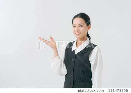Woman holding a smartphone Woman holding a smartphone 131475506