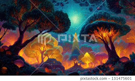 A Siberian vision of shining trees and flying eagle spirits 131475601