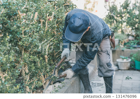 pruning, gardener, landscaper 131476096