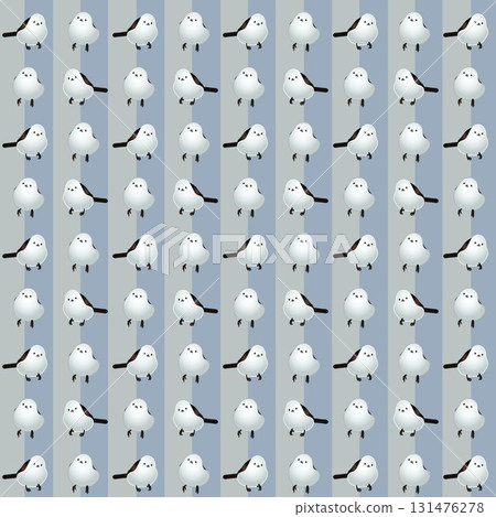 Long-tailed tit wallpaper illustration Long-tailed tit wallpaper illustration 131476278