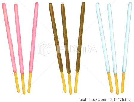 巧克力棒插圖集 巧克力棒插圖集 131476302