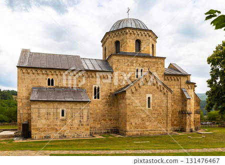 Monastery compound in city of Gradac. 131476467