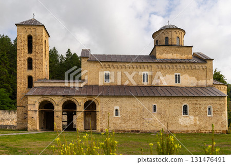 View of Sopocani Monastery in Novi Pazar, Serbia View of Sopocani Monastery in Novi Pazar, Serbia 131476491