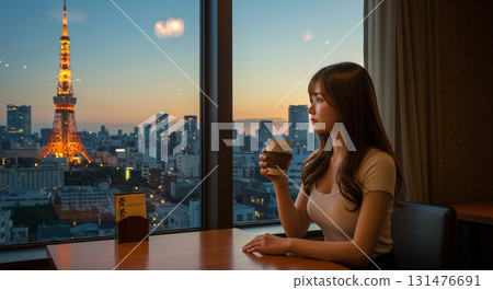 人工智慧生成的澀谷 Hikarie 店前女性圖像 131476691