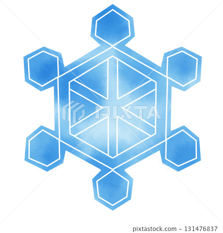 Snowflake watercolor style illustration Snowflake watercolor style illustration 131476837