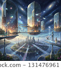 A space city in a different dimension 131476961