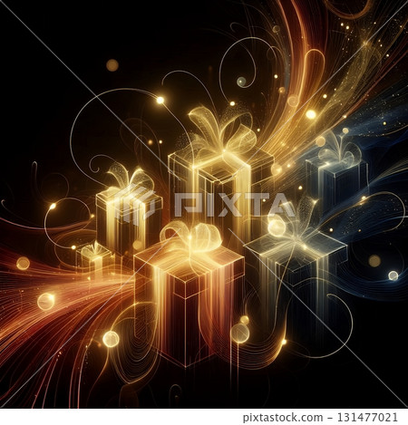 Glowing Gifts: Enchanted Holiday Presents with Generative AI. 131477021