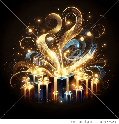 Glowing Gifts: Enchanted Holiday Presents with Generative AI. 131477024