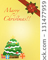 聖誕卡（一品紅、聖誕樹、禮物） 131477959