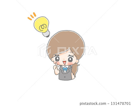 Inspiration Female office worker Inspiration Female office worker 131478701