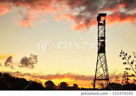Sunset Tall Viewing Tower 131479243