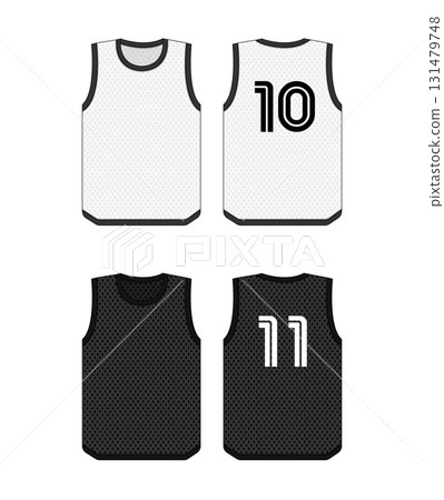 Training bibs vector template illustration 131479748