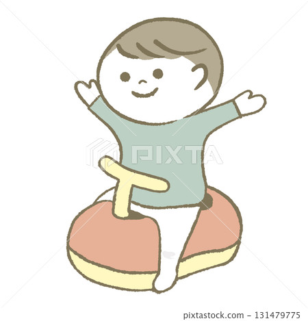 孩子很高興有廁所 131479775