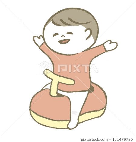 孩子很高興有廁所 孩子很高興有廁所 131479780
