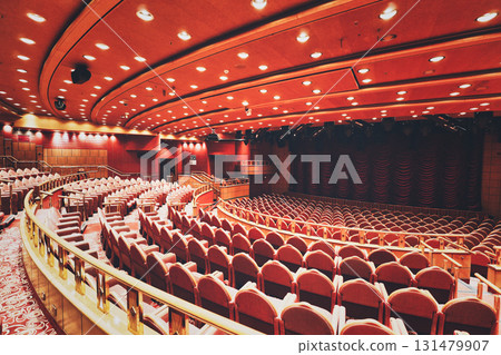 Onboard theater and seating 131479907