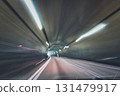 在高速公路的隧道風景 131479917