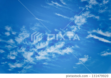 Blue sky background material 131479920