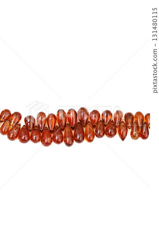 Hessonite Garnet Faceted Briolette Beads Hessonite Garnet Faceted Briolette Beads 131480115