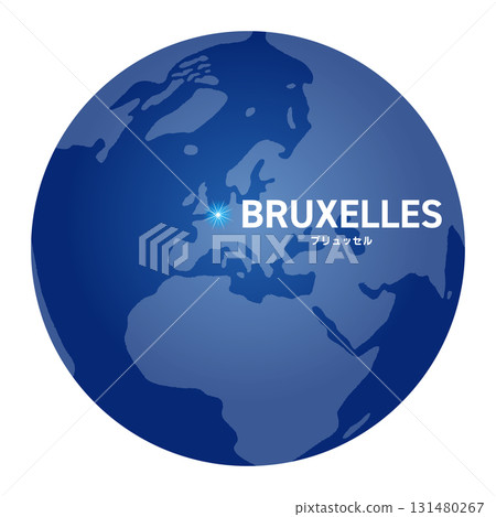 World map with globe showing the location of Brussels World map with globe showing the location of Brussels 131480267