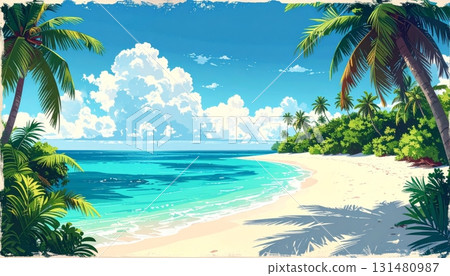 Vintage Postcard of Maldives Island Vintage Postcard of Maldives Island 131480987