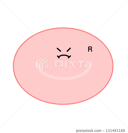 憤怒的紅血球字符圖 131481189