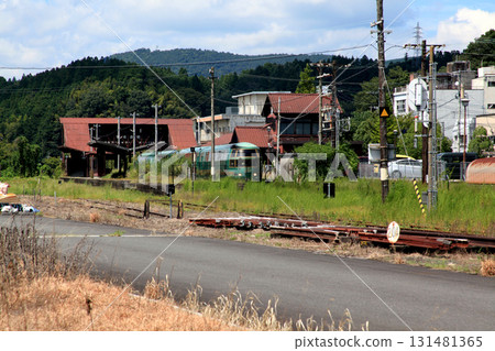 由布院之森列車在豐後森機車公園前運行 由布院之森列車在豐後森機車公園前運行 131481365