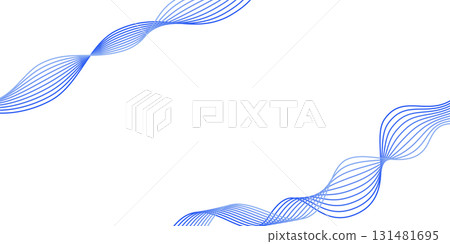 Smooth curve background material illustration 131481695