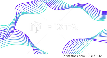Smooth curve background material illustration Smooth curve background material illustration 131481696