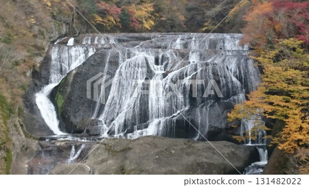 雄偉的袋田瀑布 131482022