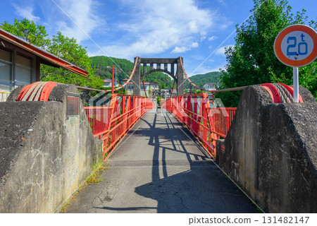 [壬生川吊橋] 天如橋[伊那市高遠町] 131482147