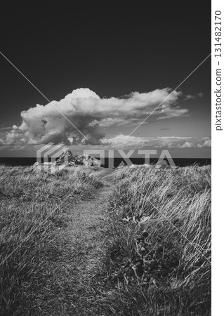Scenery of Cape Shiriya on a clear autumn day, Higashidori Village, Aomori Prefecture, late September 131482170