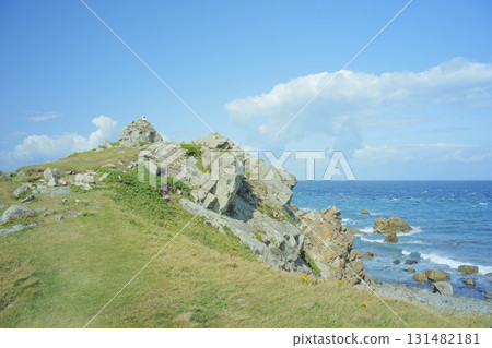 Scenery of Cape Shiriya on a clear autumn day, Higashidori Village, Aomori Prefecture, late September 131482181