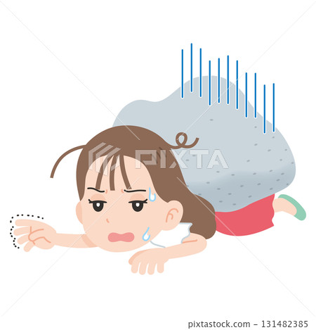 沉重的女人上身 131482385
