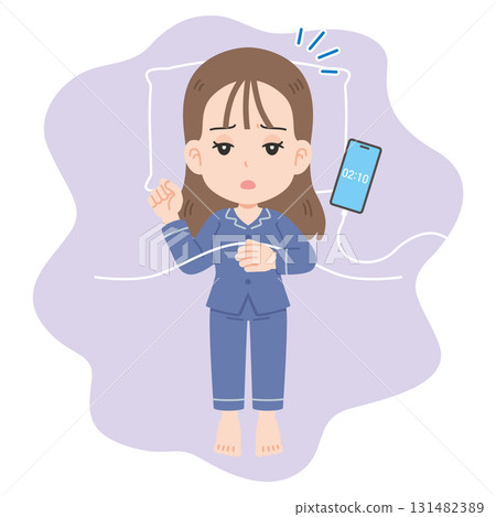 女人半夜醒來，全身 131482389