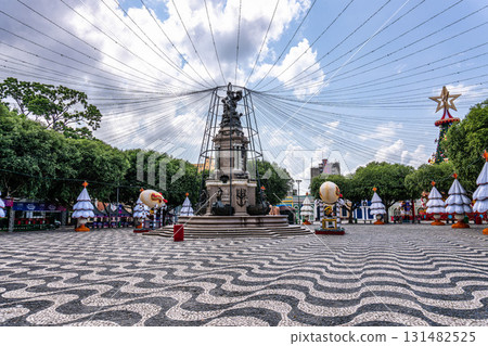 Largo Sao Sebastiao Square in Manaus, Amazonas, Brazil Largo Sao Sebastiao Square in Manaus, Amazonas, Brazil 131482525