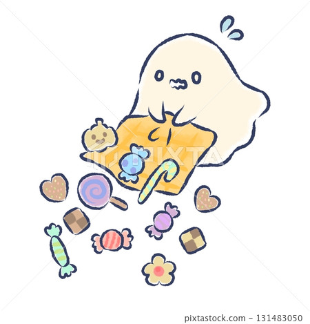 The ghost who dropped the candy The ghost who dropped the candy 131483050