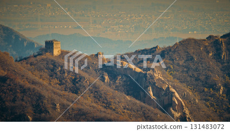 Outlook Over Beijing: The Great Wall Towering Above 131483072