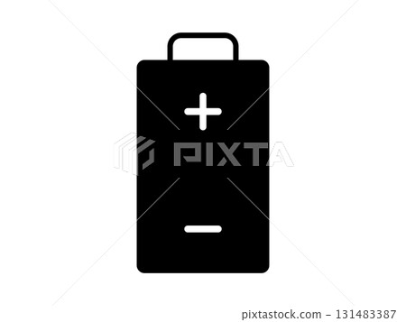 單調的電池圖標 131483387