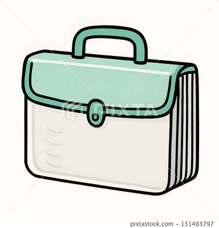 帶有分隔符號的文件盒的時尚插圖 131483797