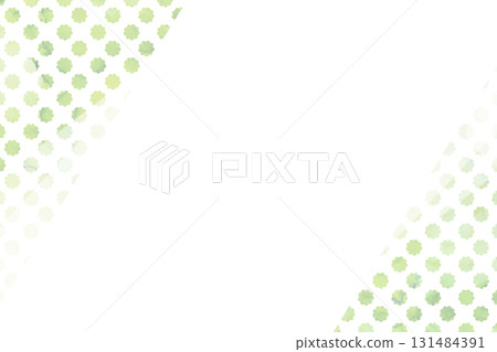Polka dot background floral pattern frame Polka dot background floral pattern frame 131484391