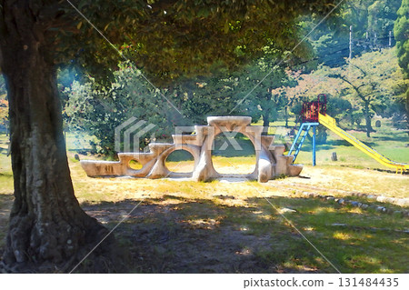 Sumaura Park Playground equipment [horizontal composition] 131484435
