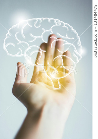 人工智慧（AI）圖像素材 131484478