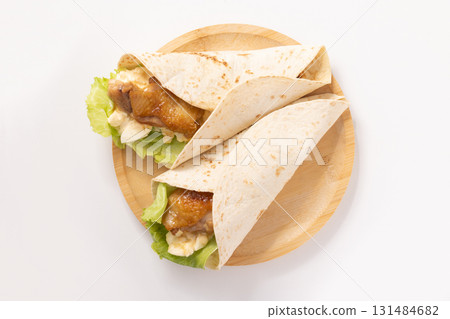Teriyaki Chicken Tortilla 131484682