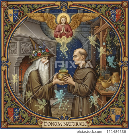 Sage and Monk with Medicine Sage and Monk with Medicine 131484886