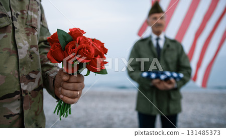 Red Roses As A Gift For Memorial Day 131485373