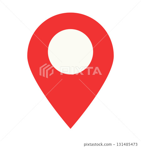 Location icon style illustration material 131485473