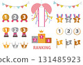 Cute ranking material set 131485923