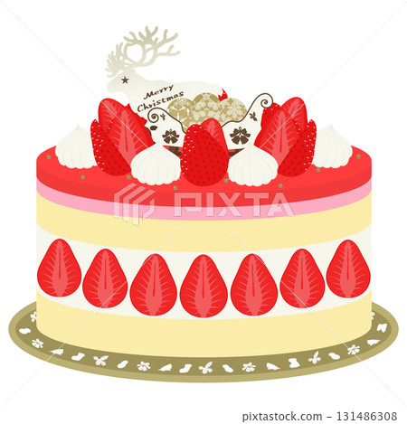 聖誕蛋糕圖 131486308