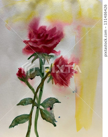 A red rose 131486426