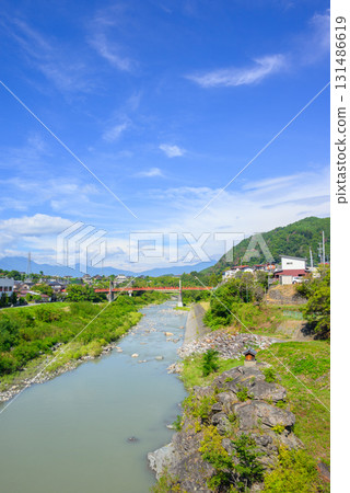 Mibu River and Tennyo Bridge [Takato Town, Ina City] 131486619